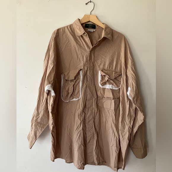 Orvis Mens XXL Lightweight Fishing Outdoor Shirt Breathable Mesh Utility Pocket - Picture 2 of 8